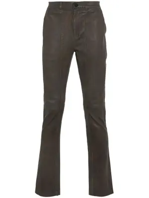 Кожаные брюки Merci прямого кроя