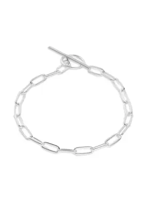 Серебряный браслет Paperclip