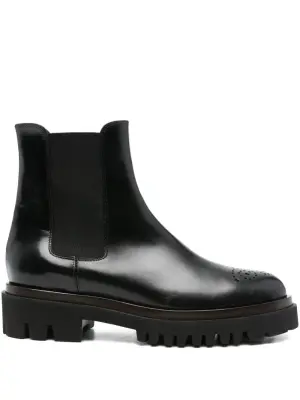 Ботинки челси с перфорацией