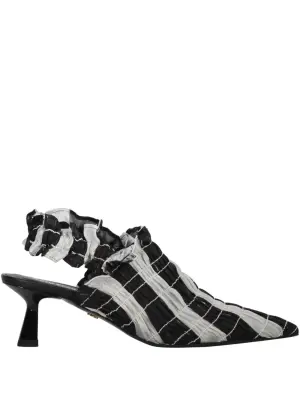 мюли в полоску