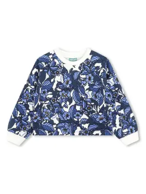 Толстовка с цветочным принтом