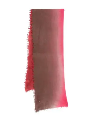 Шарф с необработанными краями