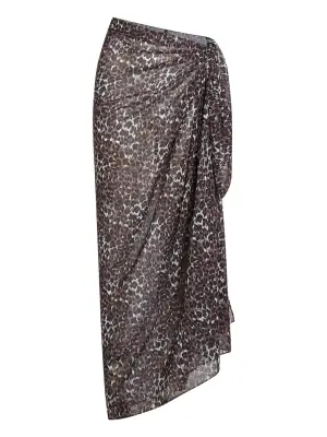 Прозрачное пляжное парео