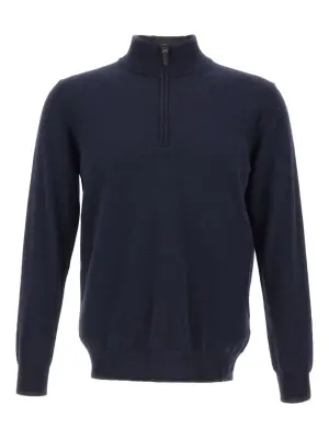 Свитер с воротником-стойкой