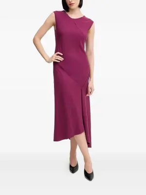 Платье миди асимметричного кроя