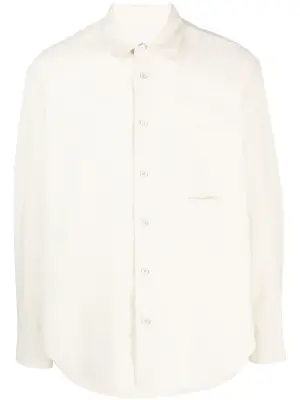 Рубашка с вышитым логотипом