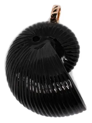 Подвеска Nautilus из розового золота с ониксом