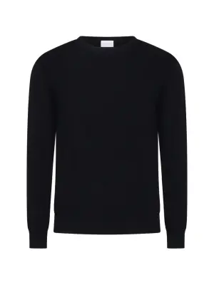 Свитер с круглым вырезом и длинными рукавами