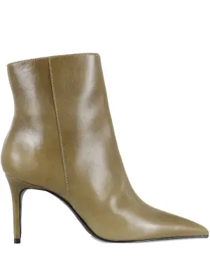 Сапоги с заострённым носком и застёжкой-молнией