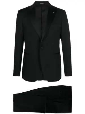 Вечерний костюм с однобортным пиджаком