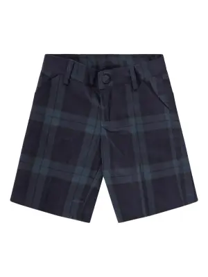 Шорты в тартан