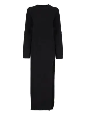 Вязаное платье миди