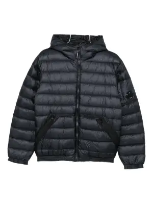 Стеганая куртка с капюшоном