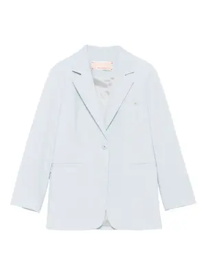 Однобортный блейзер с бантом