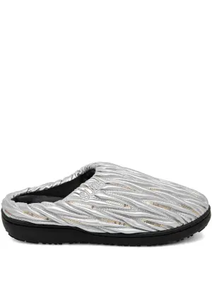 мюли с пайетками