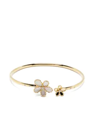 Браслет из желтого золота 18 карат с бриллиантами