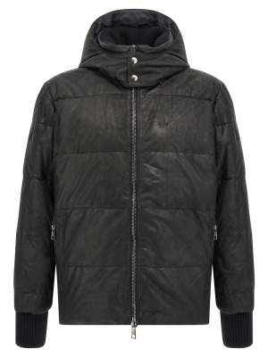 Пуховик с отстегивающимся капюшоном