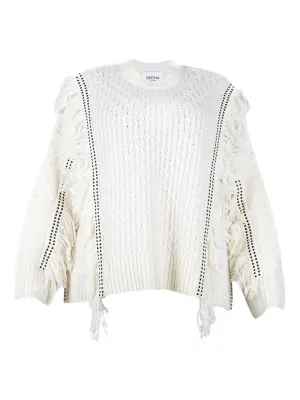 свитер с оборками