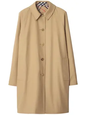 Двусторонний тренч в клетку