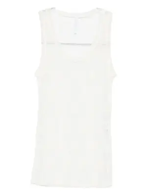 Кружевной топ без рукавов