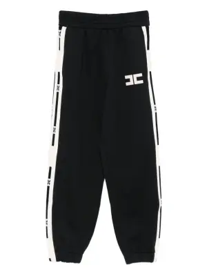 спортивные брюки с лампасами и логотипом