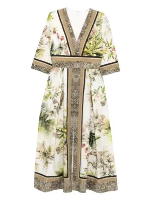 Платье с принтом