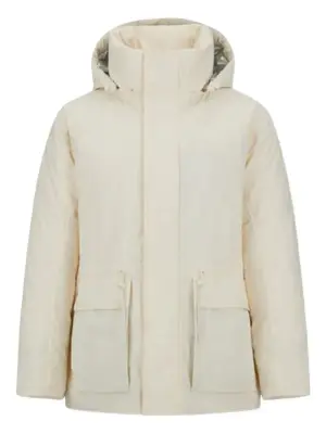 Шерстяная куртка со съемным капюшоном