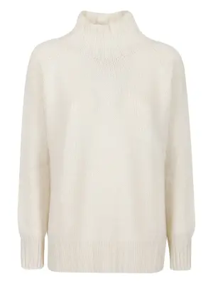 Свитер из кашемира с воротником-стойкой