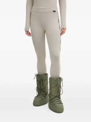 Леггинсы с принтом "снежинки"