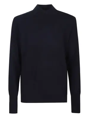 Кашемировый свитер с высоким воротом