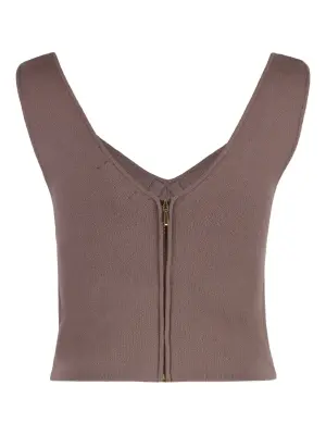 топ с V-образным вырезом