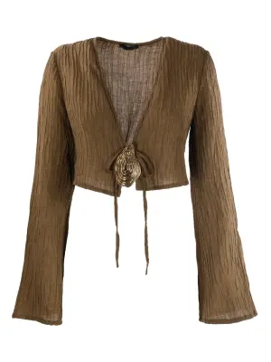 декорированная блузка Hadar с рукавами колокол