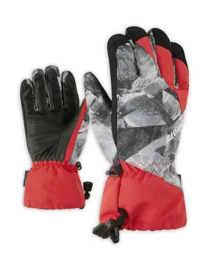 Перчатки с абстрактным принтом