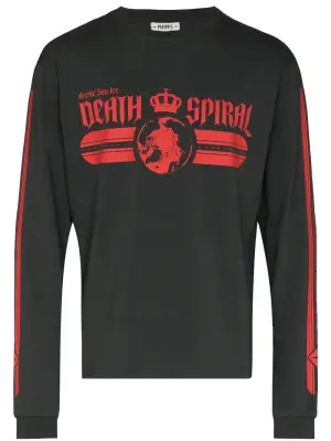 Футболка Death Spiral с длинными рукавами