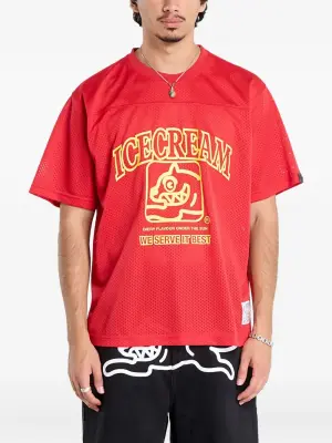 Футболка с принтом-логотипом