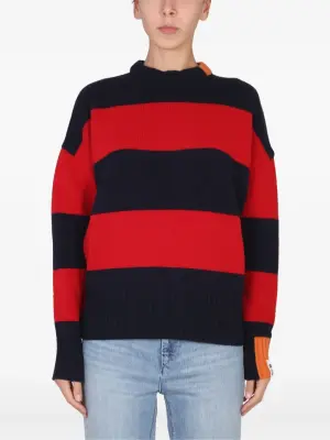 полосатый джемпер