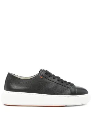 Кожаные кроссовки