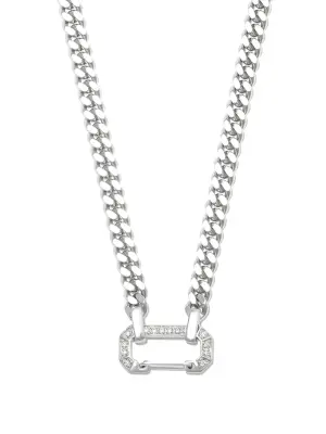 Колье из белого золота с бриллиантами