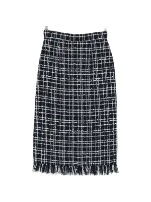 Миди-юбка в клетку