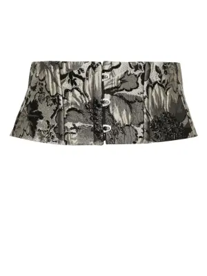 Корсет с цветочным узором