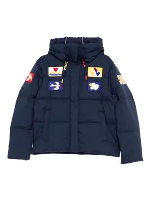 Куртка с капюшоном и аппликацией