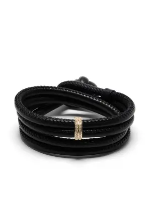 Браслет с подвеской из желтого золота с бриллиантами