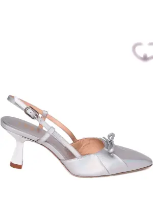 Босоножки с задней перемычкой на каблуке 60 мм