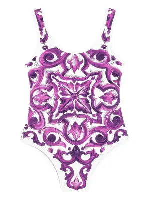 купальник с принтом Majolica
