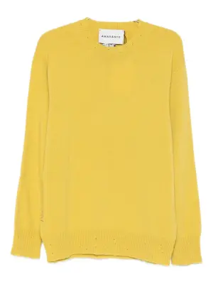 Перфорированный свитер