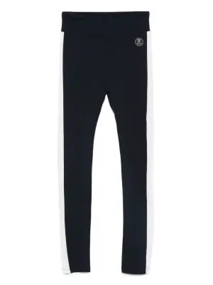 Легинсы с нашивкой-логотипом