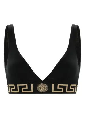 Бюстгальтер с треугольными чашками и узором Greca