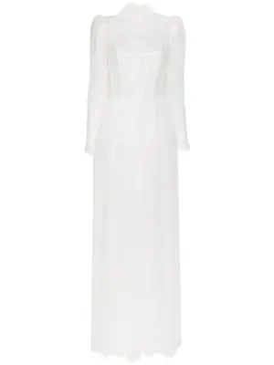 Кружевное свадебное платье