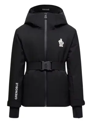 Лыжная куртка с капюшоном и поясом