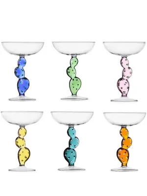 Набор Cactus из шести бокалов для шампанского